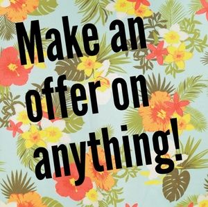 Make an offer on anything in my closet!
